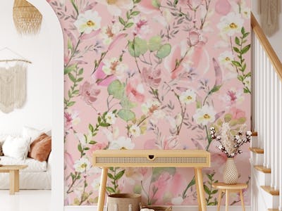 Flowers modern wallpaper