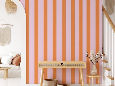 Pink and Orange Stripes