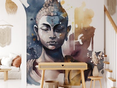 Watercolor Buddha #5