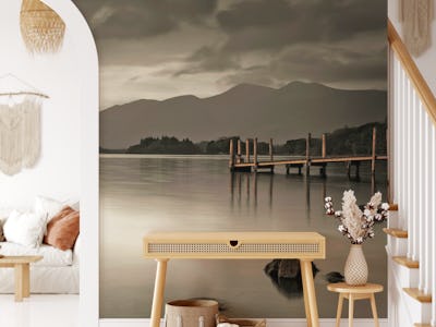 Serene Lake Pier