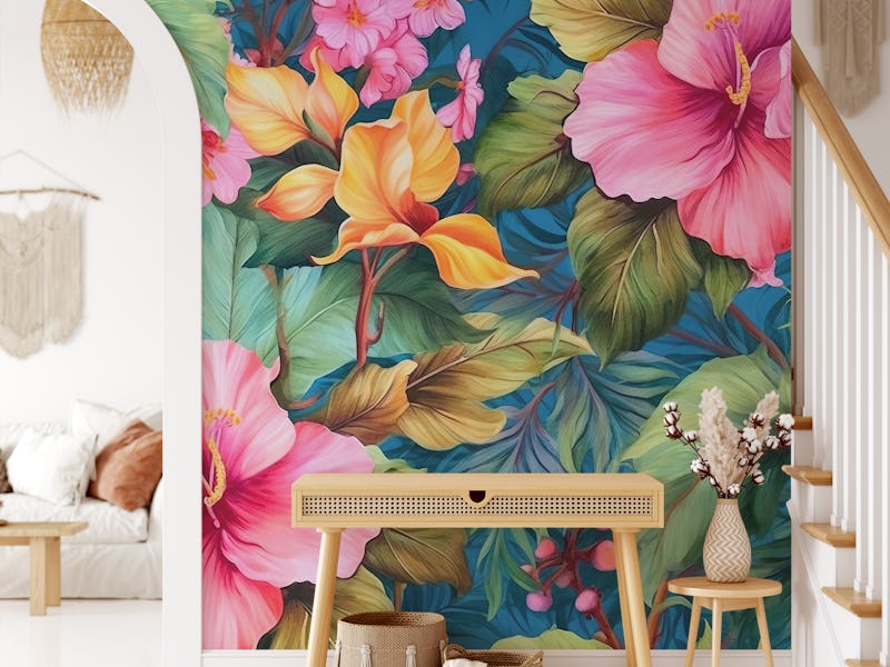 Vibrant Tropical Garden