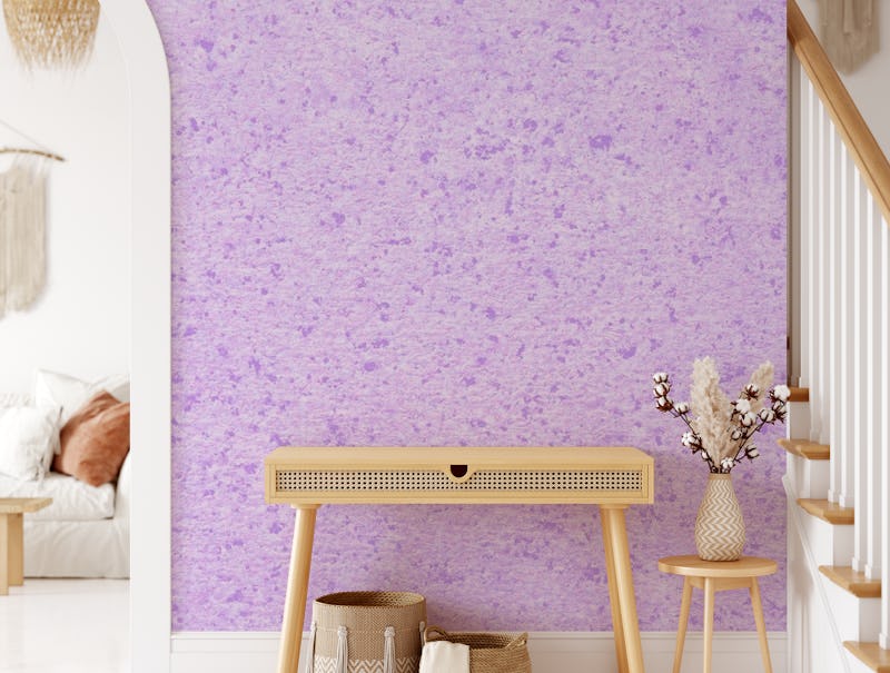 Lilac Stone Wall