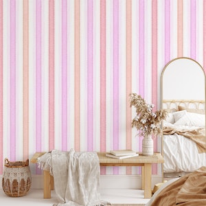 French stripes pink/ white