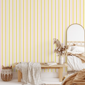 Yellow and pink vertical stripes