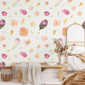 Bright Exotic Blooms Pattern