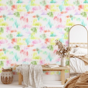 Breezy Summer Watercolor Brushstrokes