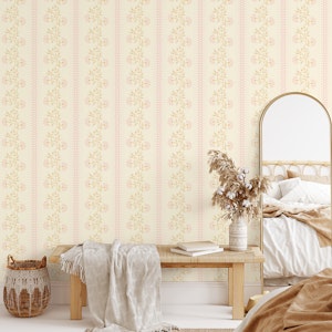 Floral Stripes Cream