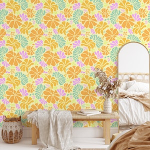Retro Sunny Flower Medley