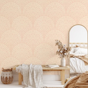 Subtle arches - ochre ternet - large