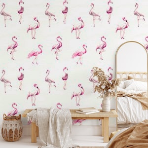 Flamingo Girls in grey magenta hot pink