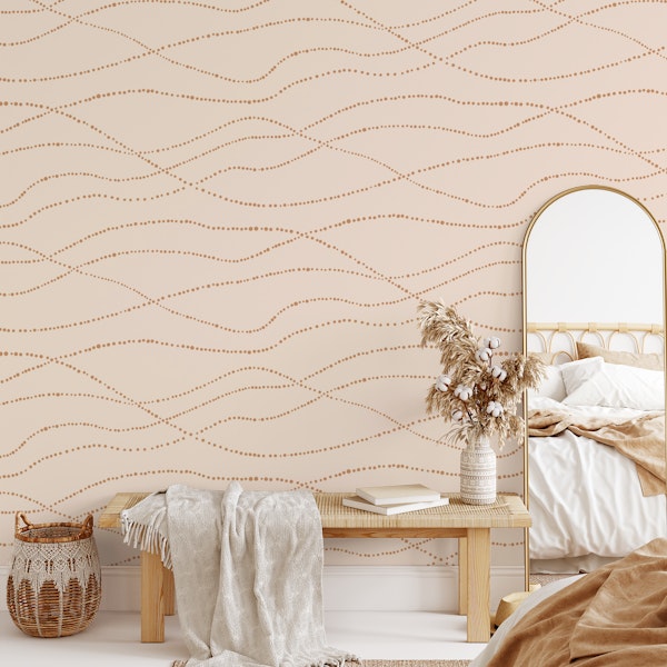Dotted lines landscape sand