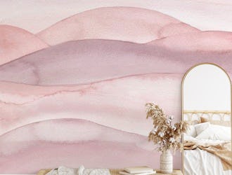 abstract blush dream landscape