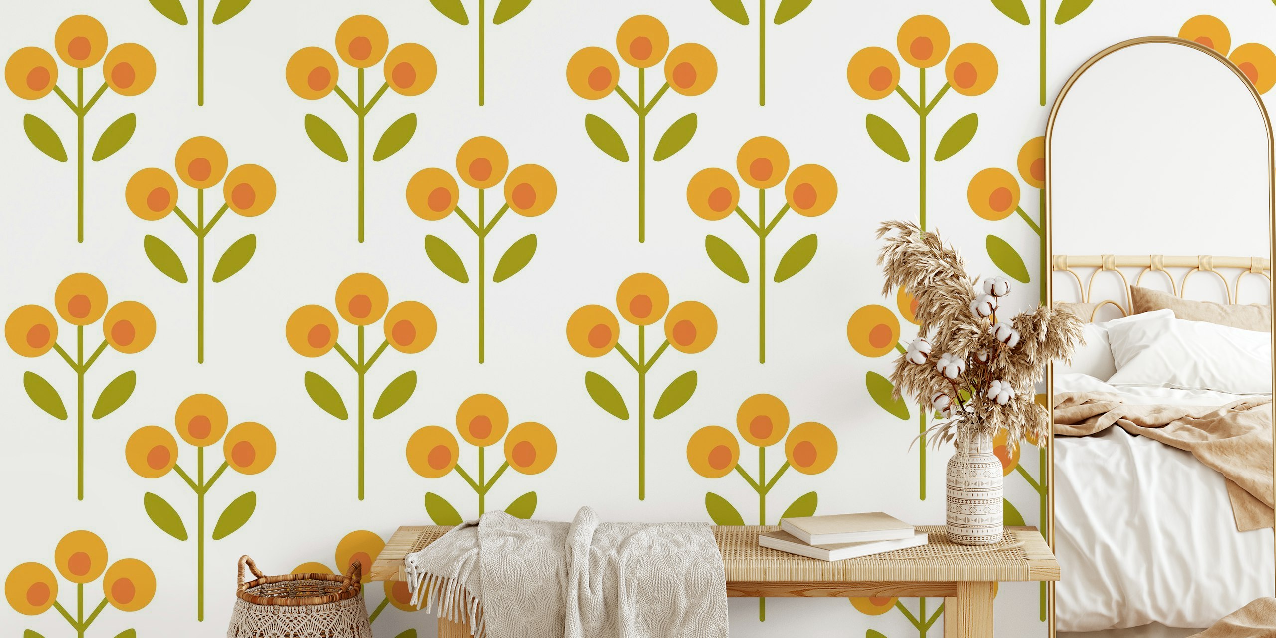 Nordic Floral wallpaper