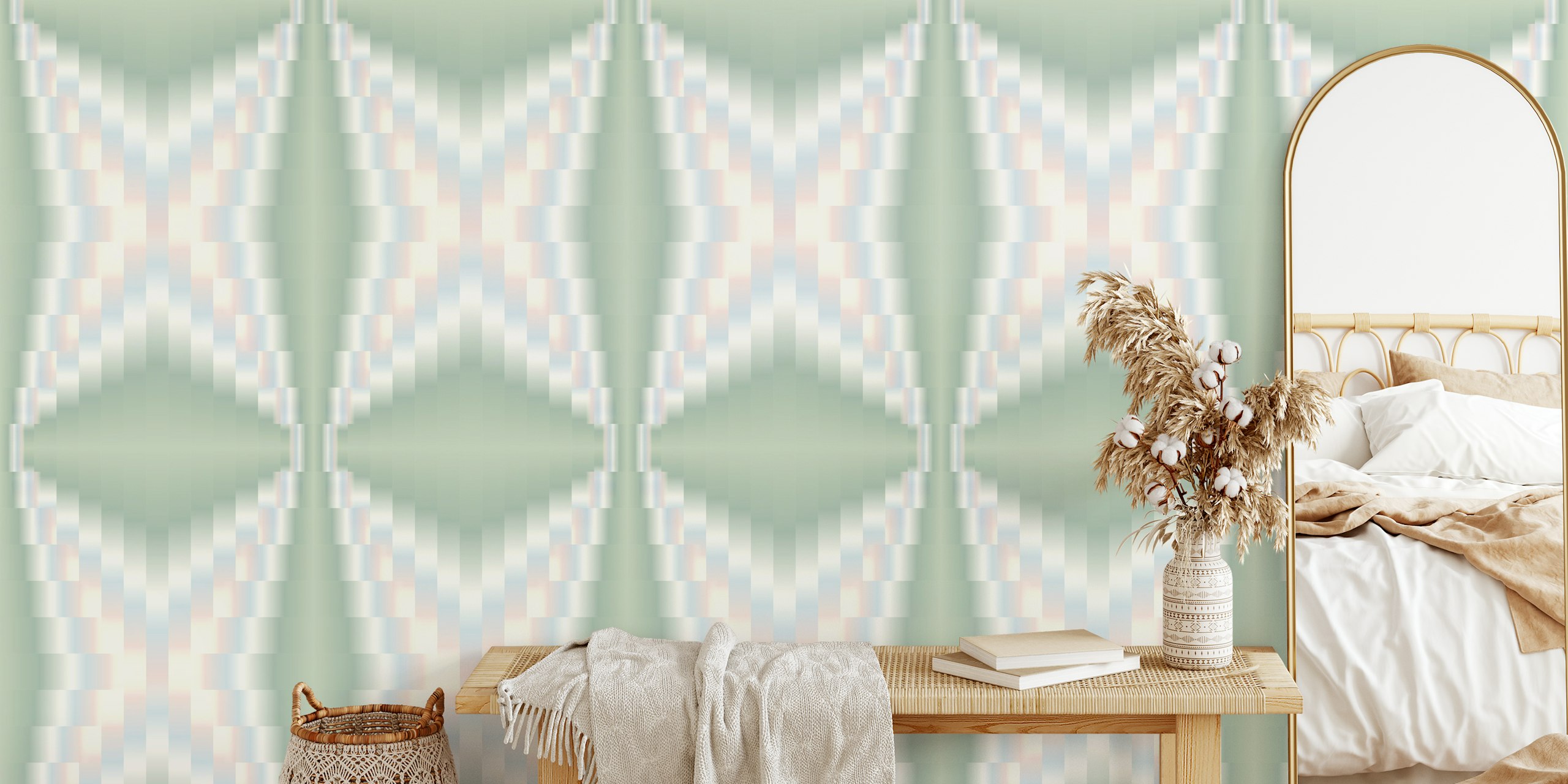 papel pintado Blurred Star en una habitación elegante