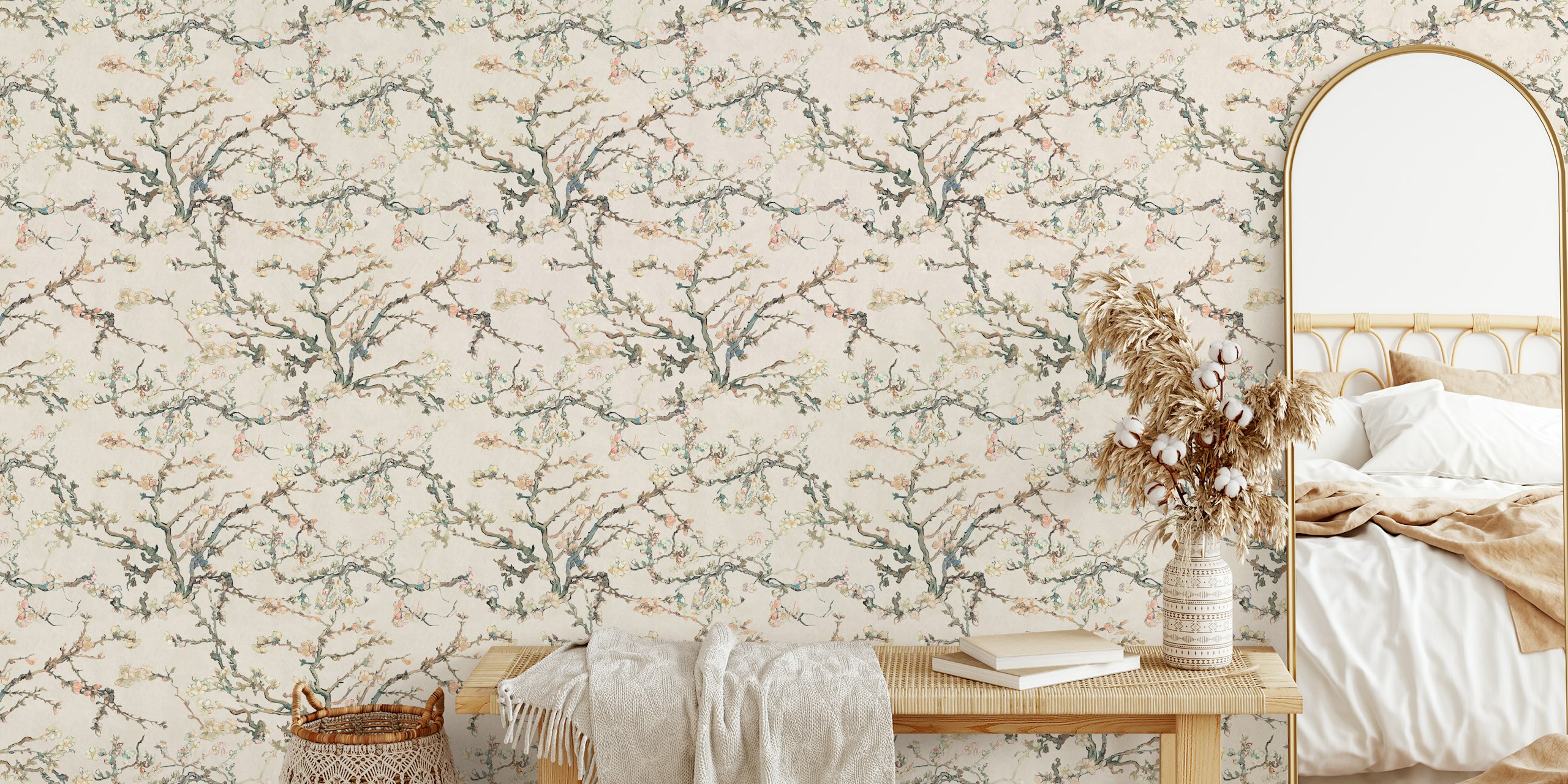Van Gogh Almond Blossom tapet i et rom