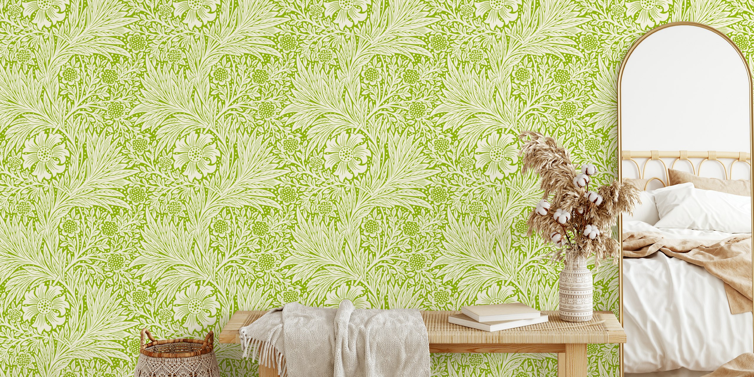 Vintage Victorian Pure Marigold patterned tapet