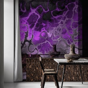 Purple Marble Fractal Art