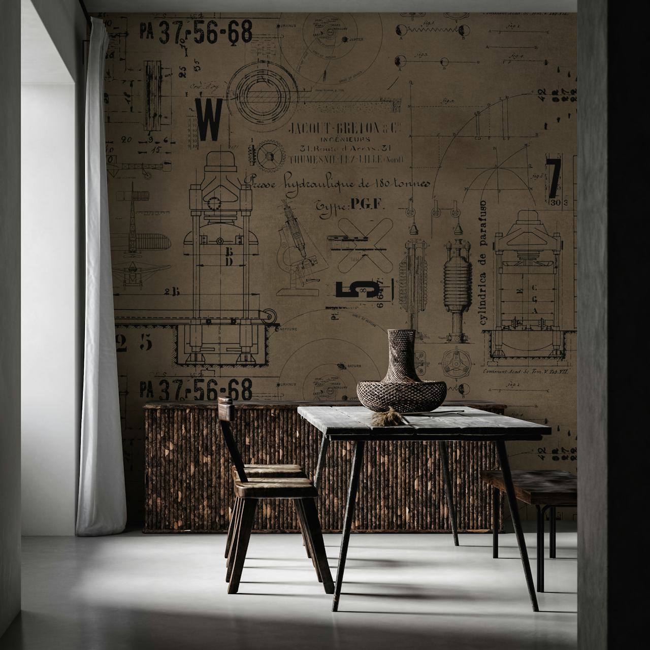 tapeta Historic Construction And Technology