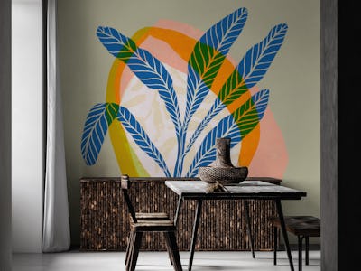 Minimalist Tropical Plant