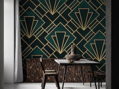 Emerald Art Deco Mosaic