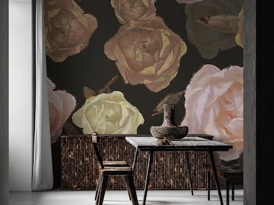 Gothic roses pattern