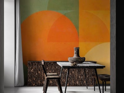 Mid-Century Fall Colours 2 • Mural