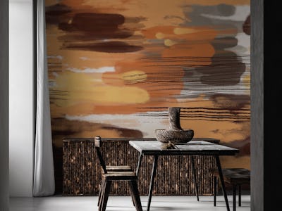 Hypnotic Peach Rust Brown