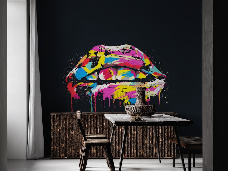 Colorful lips