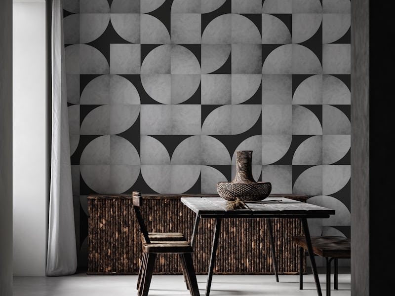Mid-Century Concrete Mosaic