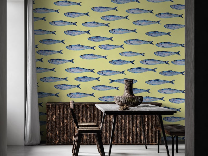 Shimmering Sardines on Cream