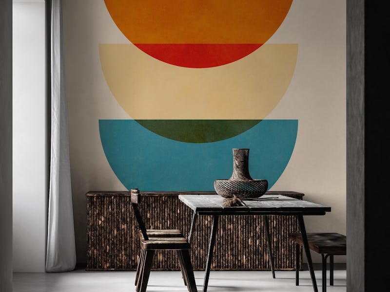 Modern art with circles 21