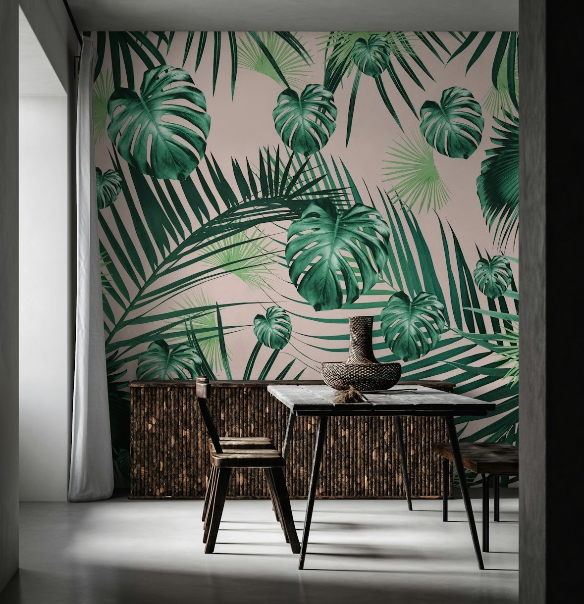 Tropical Jungle Garden 2 wallpaper