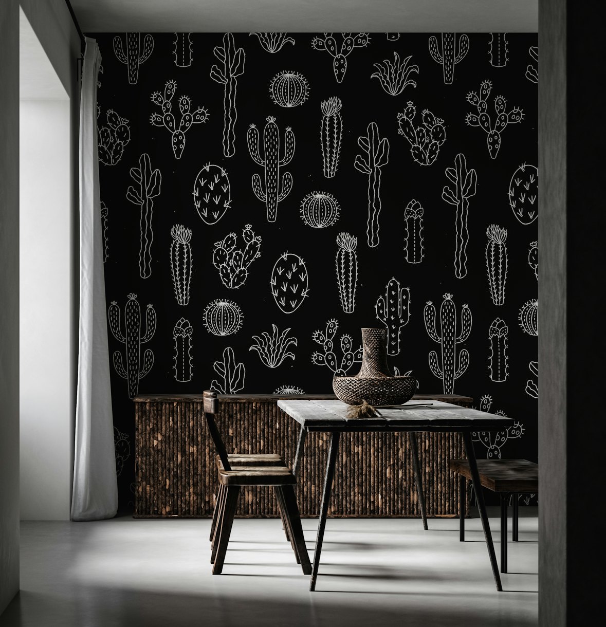 Cactus Silhouette wallpaper