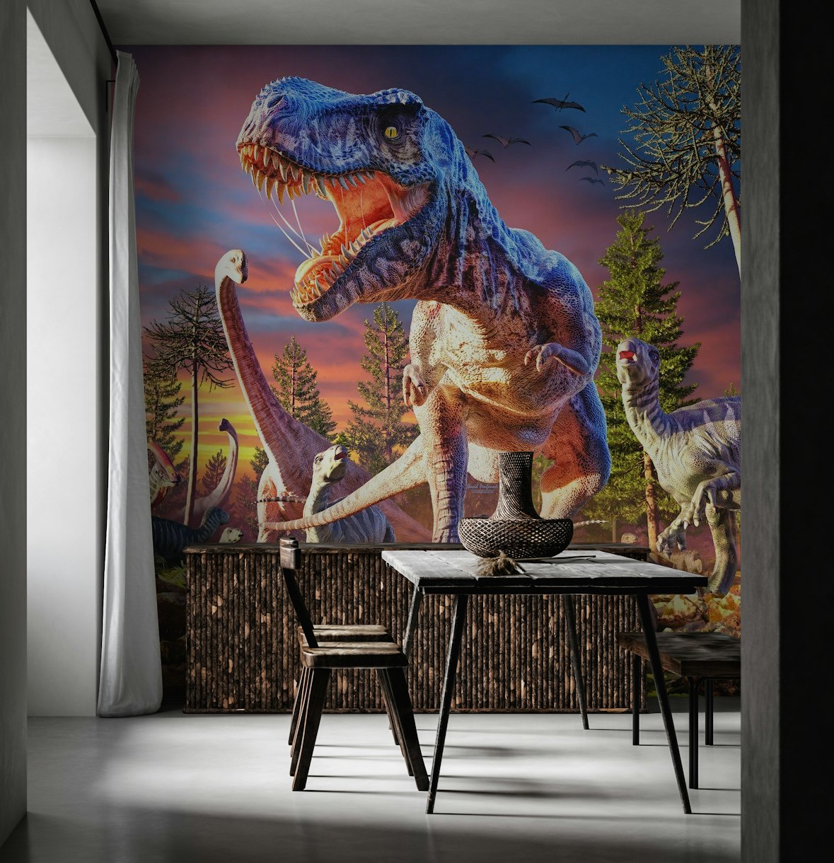 T-Rex Attack wallpaper