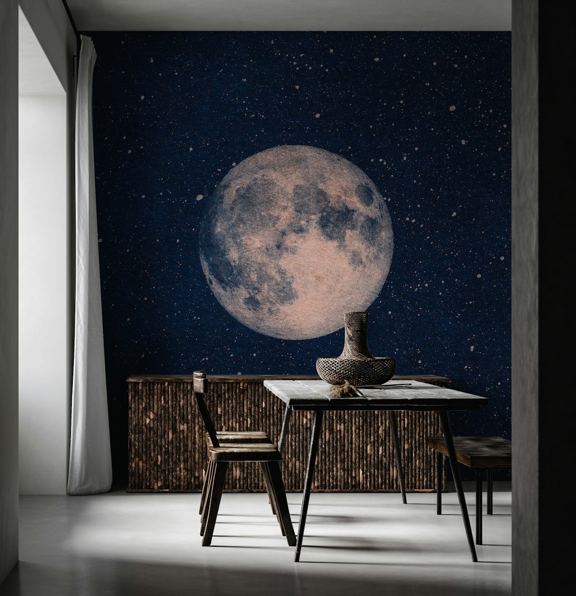 SPACE Full Moon wallpaper