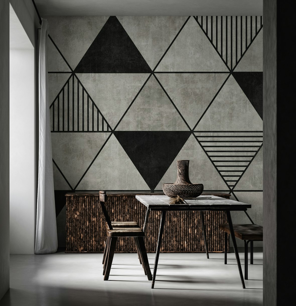 Concrete Triangles 2 wallpaper