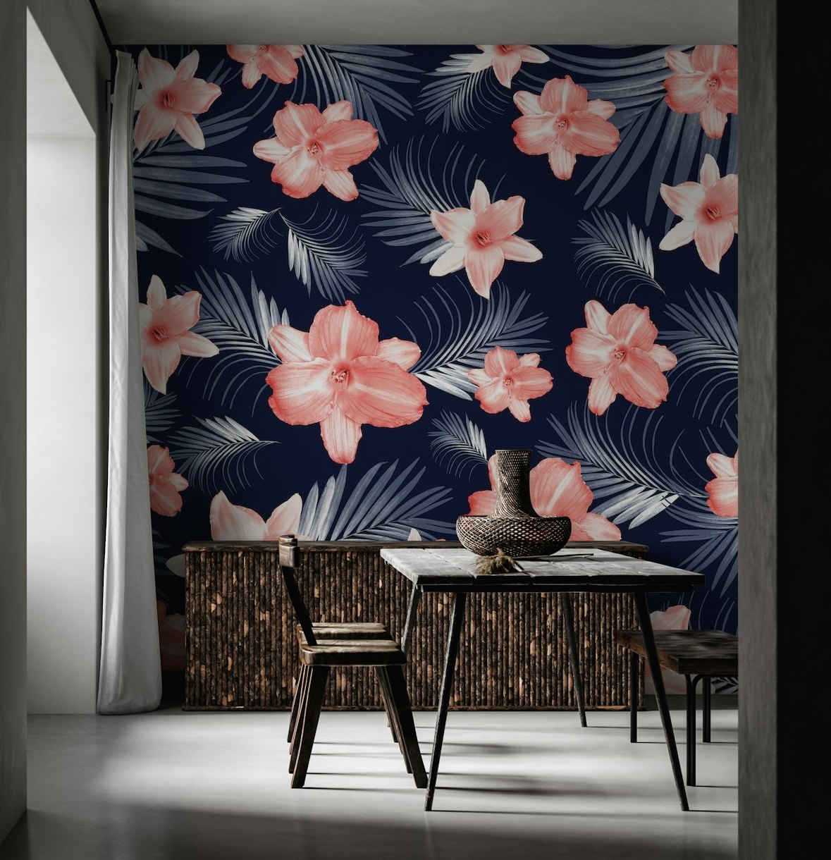 Tropical Flowers Palm 6 wallpaper