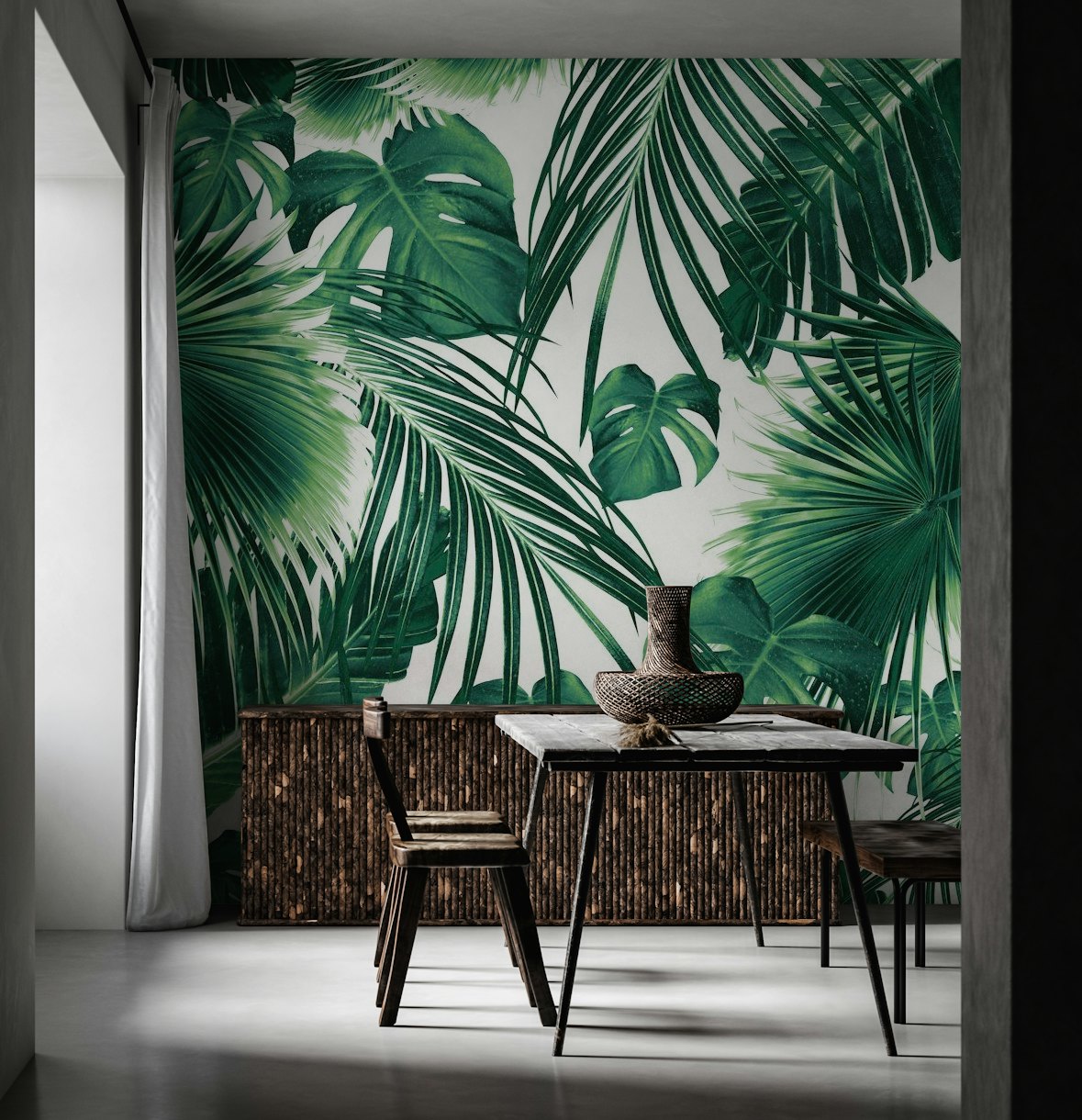 Tropical Jungle Leaves Dream 7 wallpaper