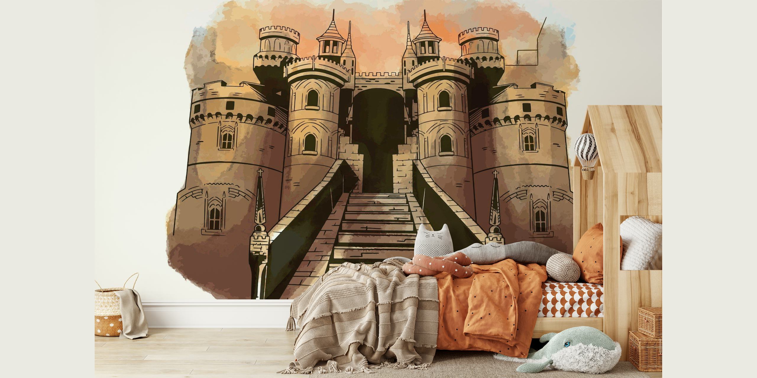 Princess Castle Palace papel pintado