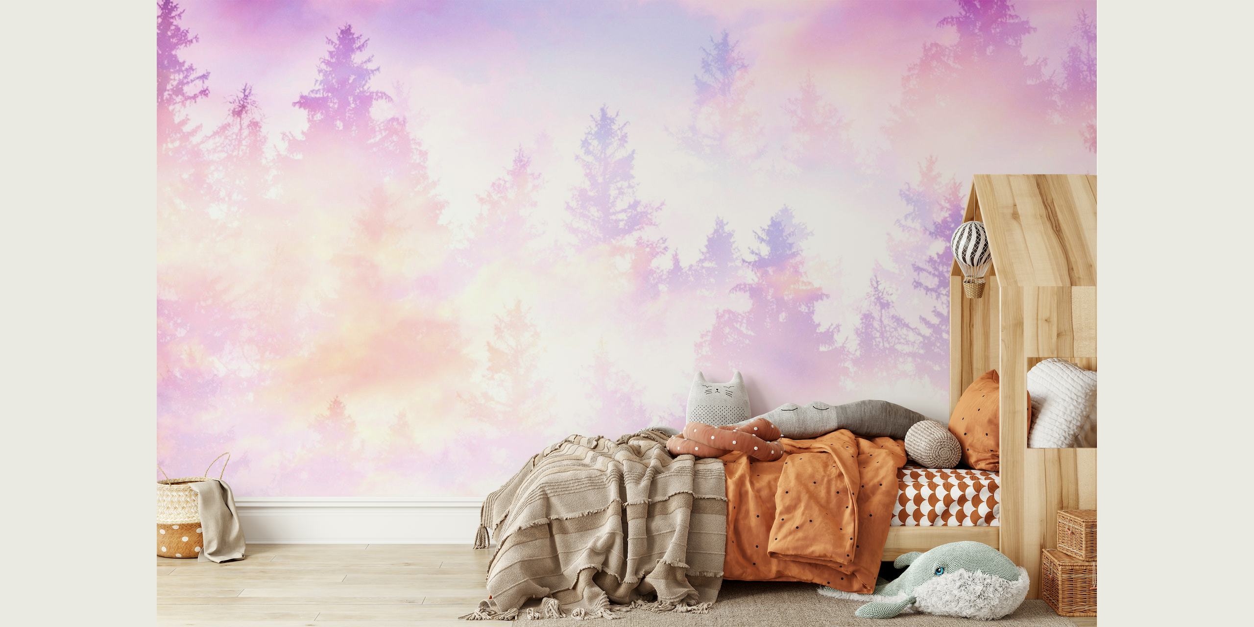 Pastel Forest Dream 1 wallpaper