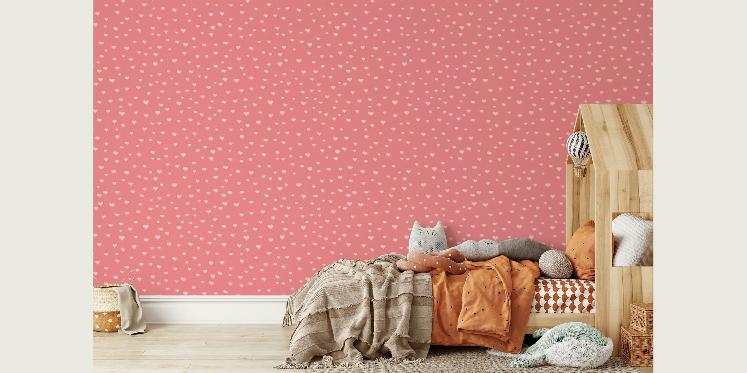 Freehand drawing hearts 5 wallpaper