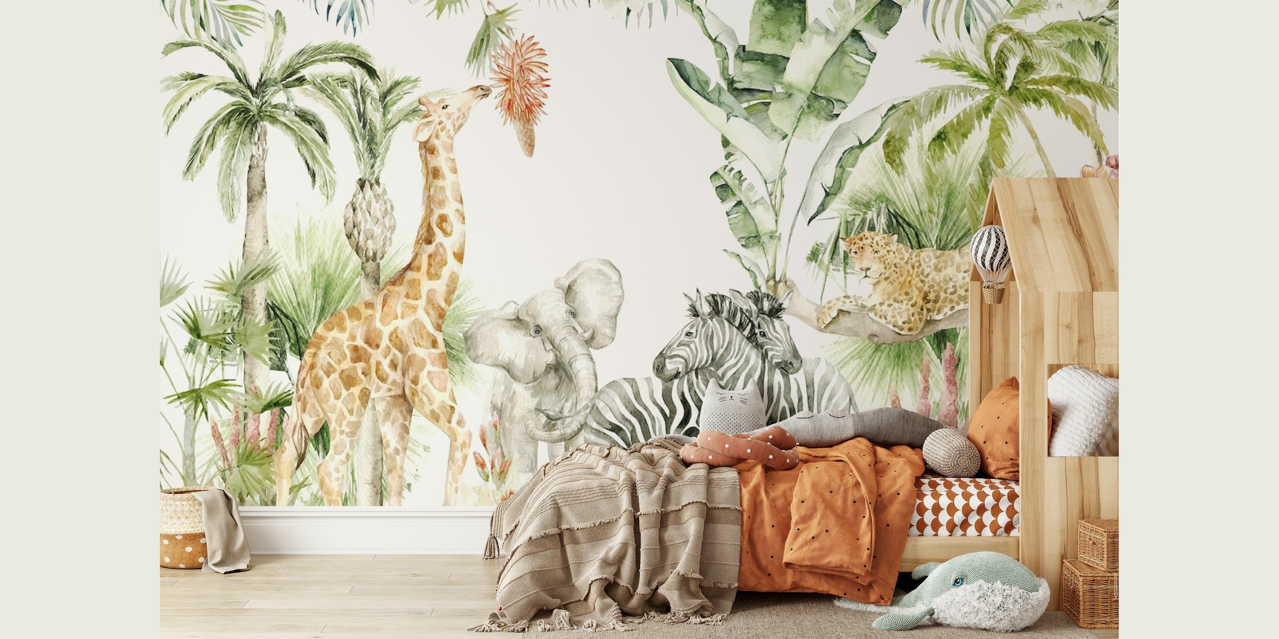 Tropical Nursery Safari Jungle 7 wallpaper