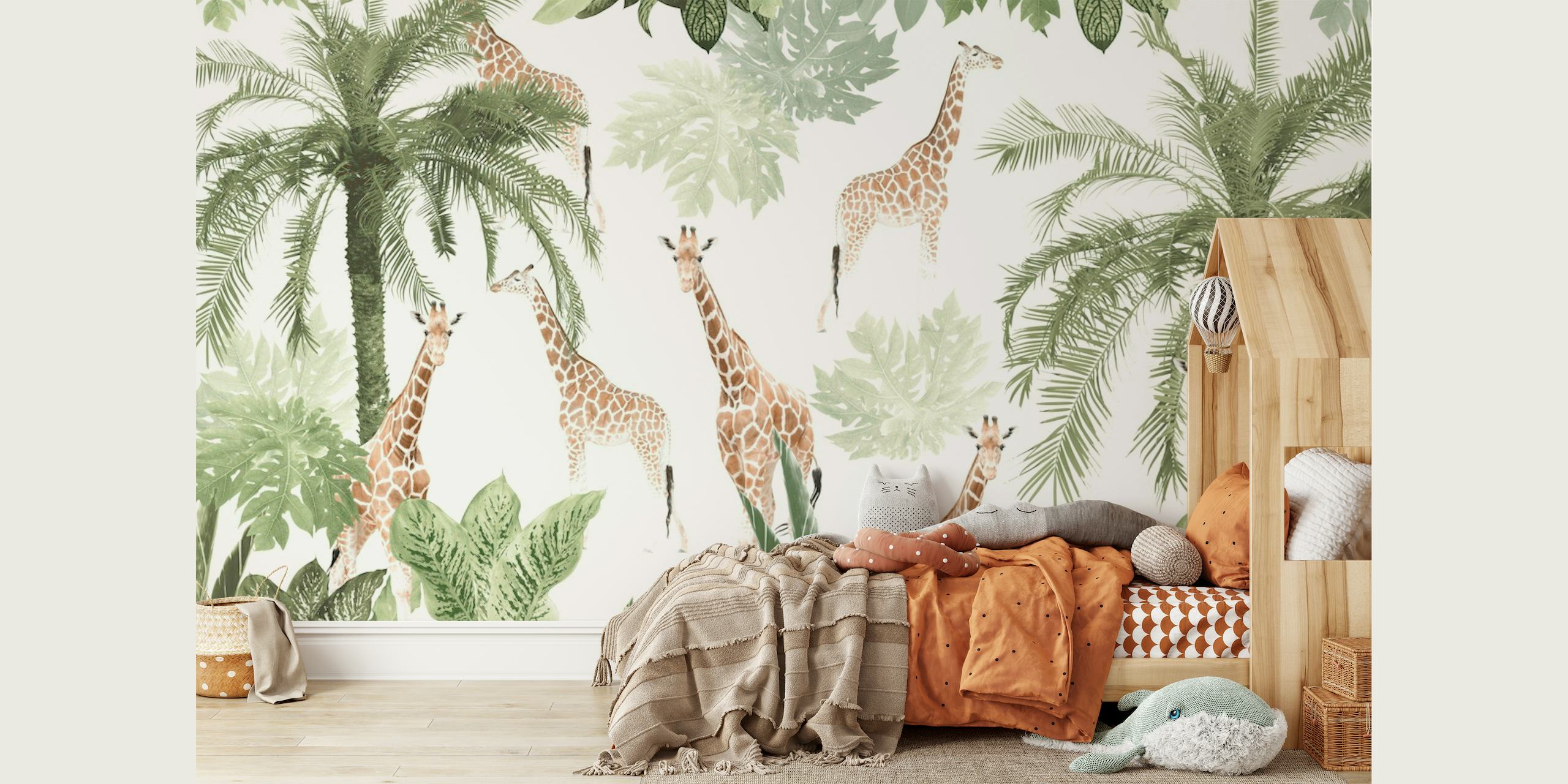 Giraffes in the Jungle 1 wallpaper