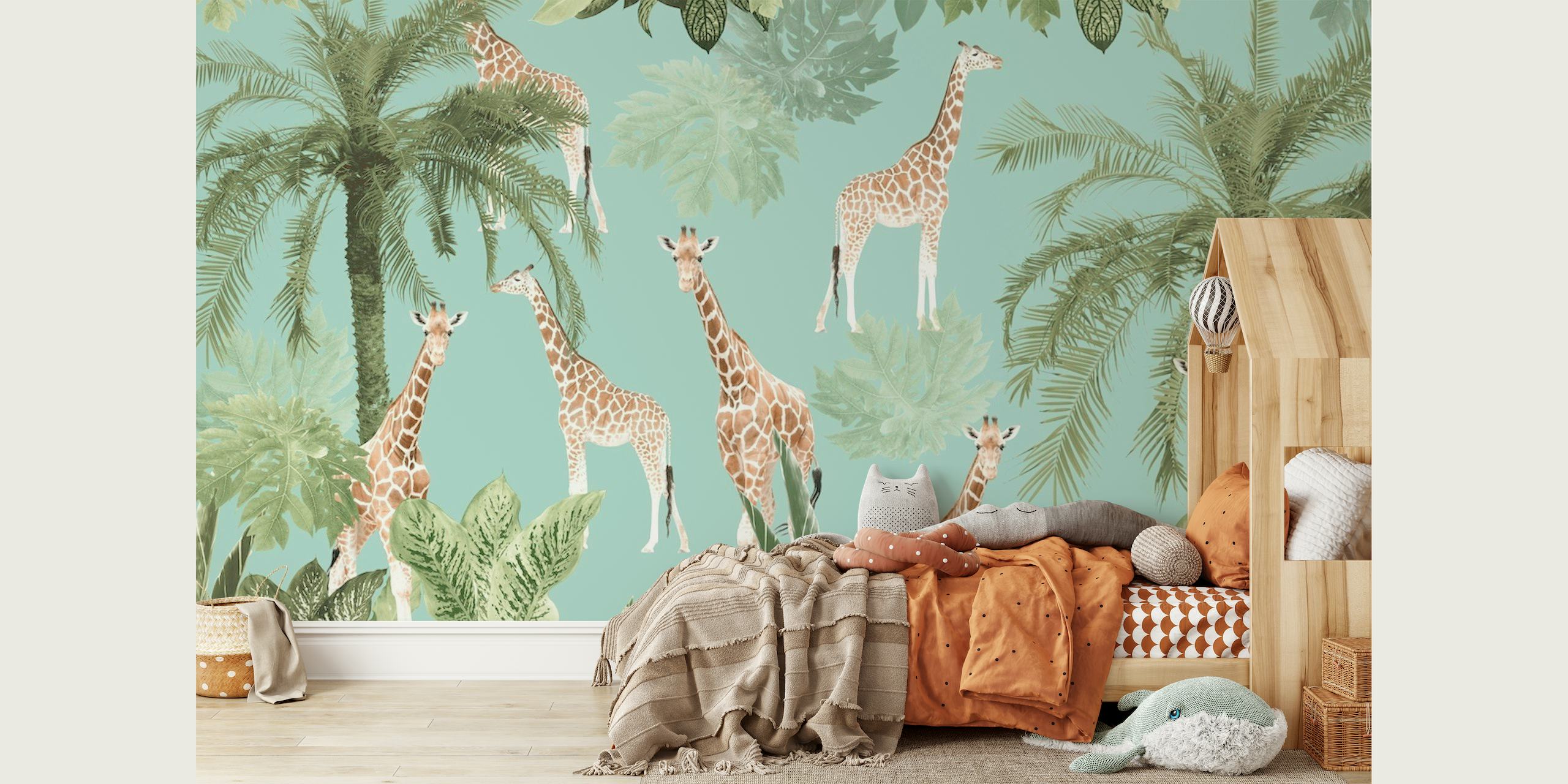 Giraffes in the Jungle 3 tapetit