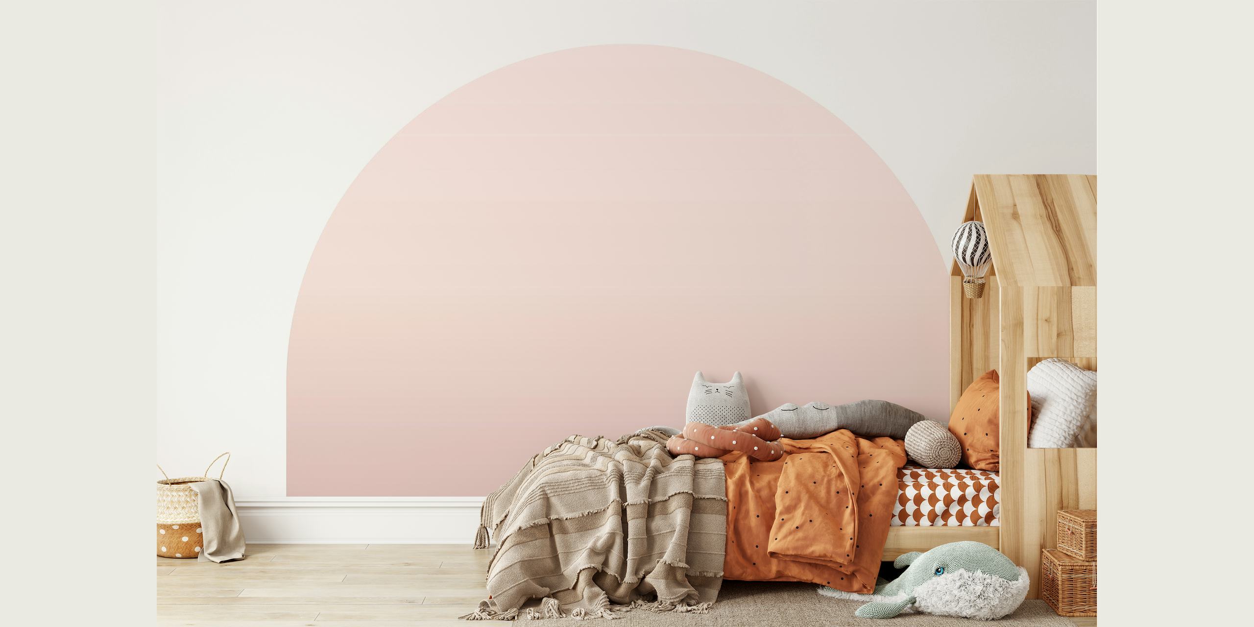 Pink Ombre Arch papel pintado