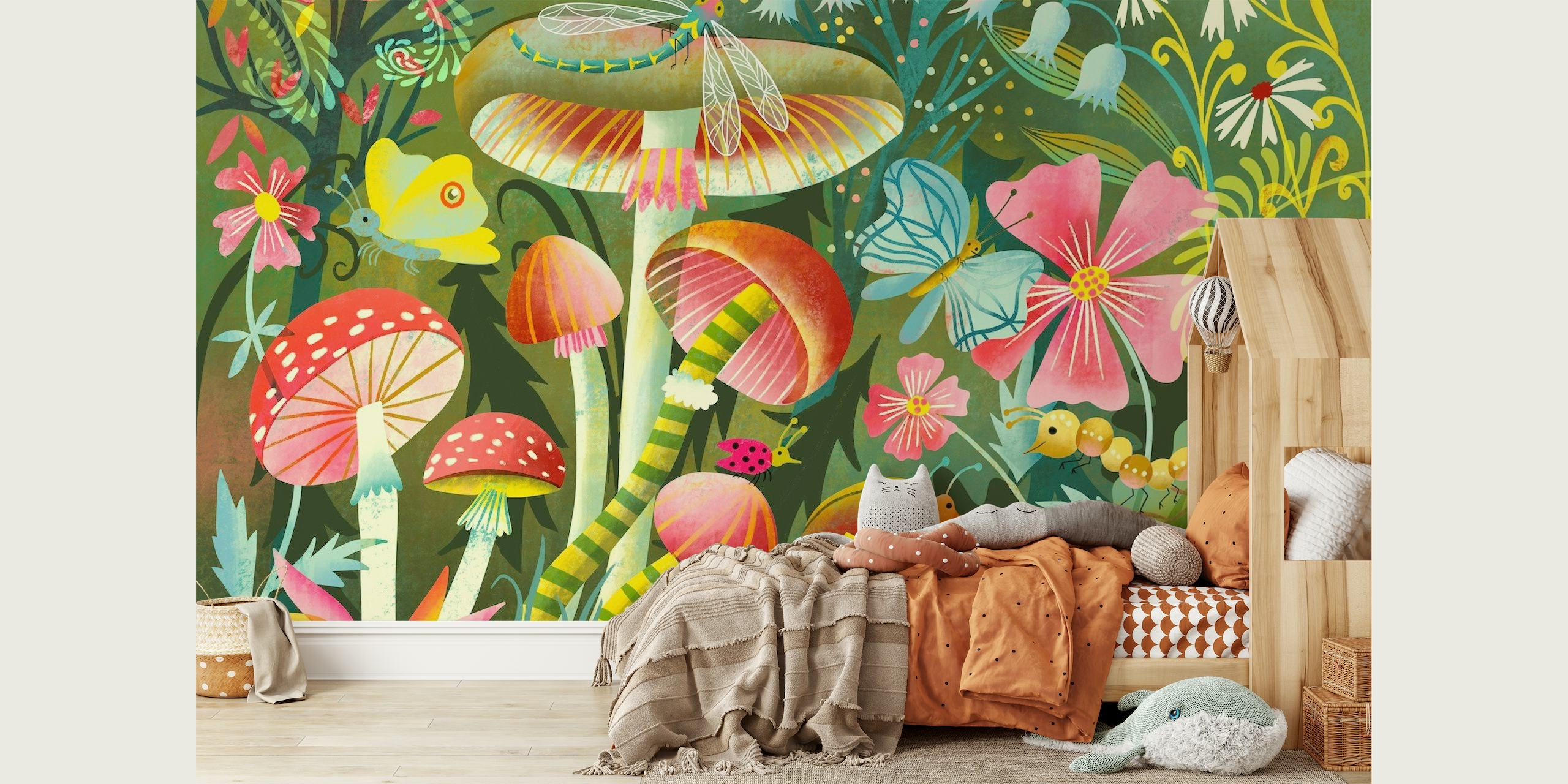 Magical little forest world wallpaper