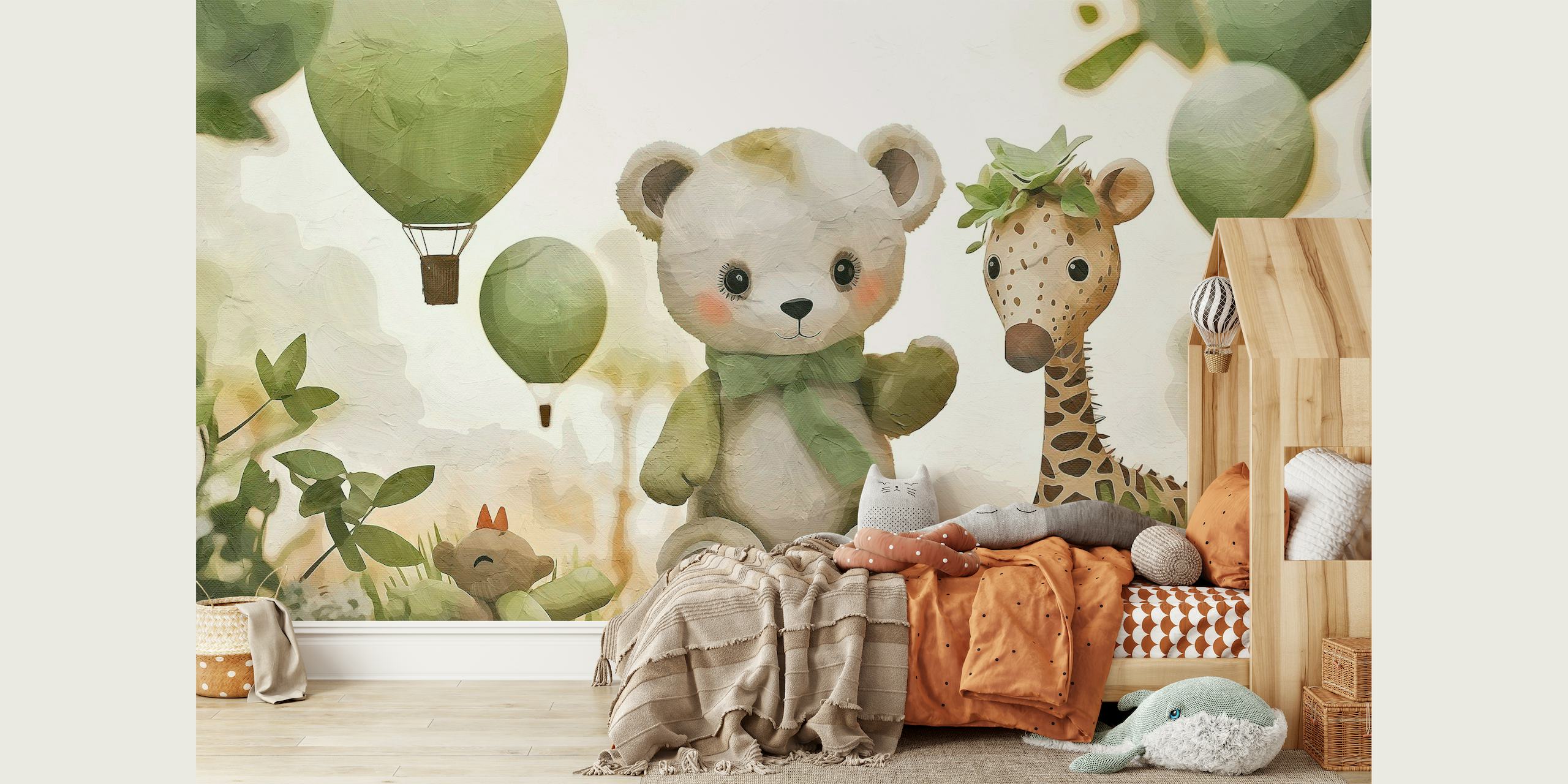 Kids Little Bear Forest wallpaper