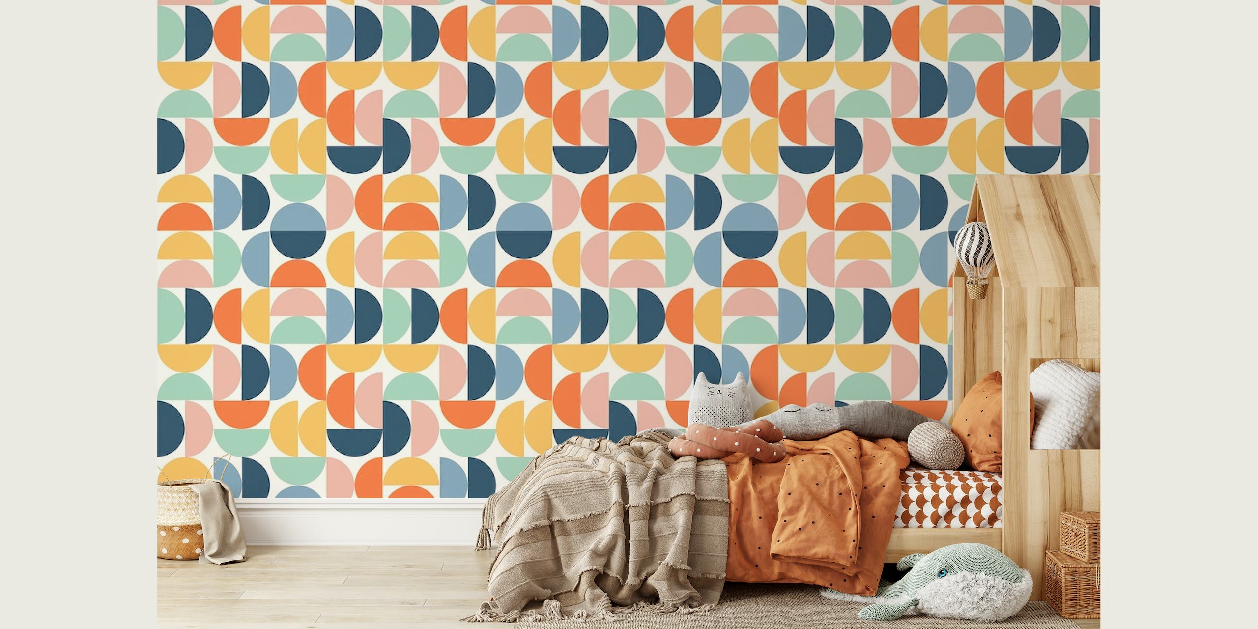 Colorful Geometric papel de parede