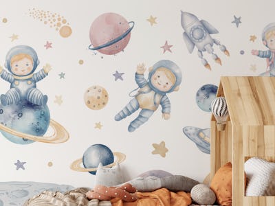 Cute Astronauts in Space