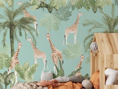Giraffes in the Jungle 3